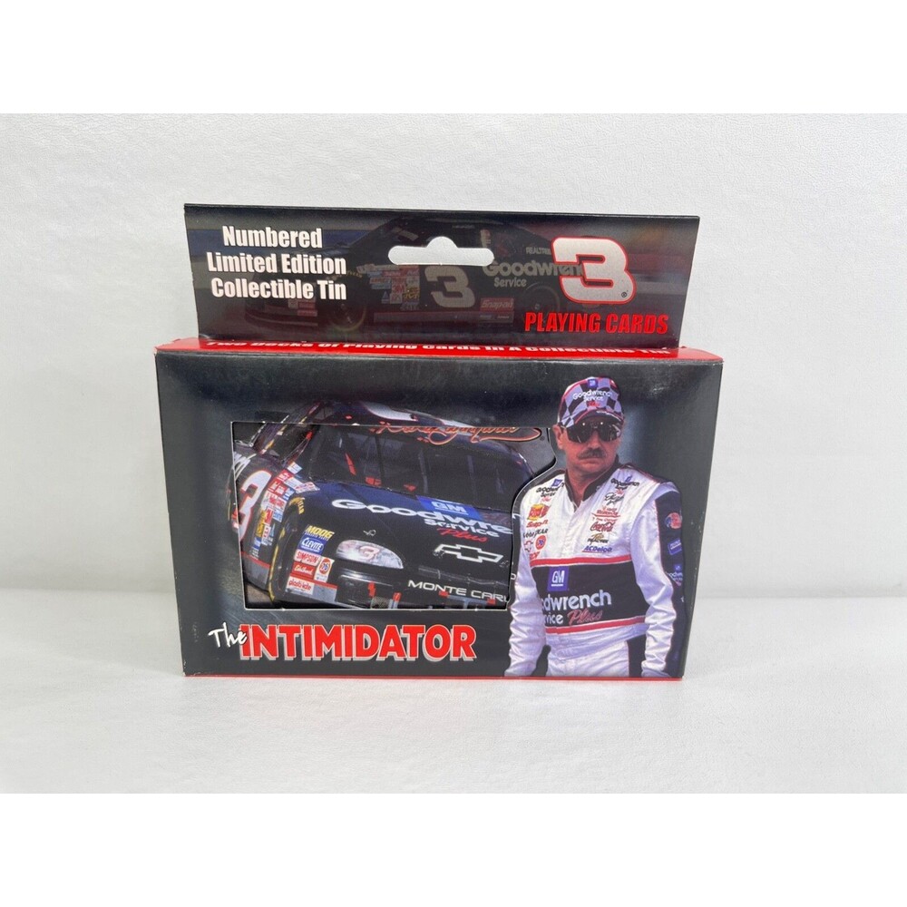 Dale Earnhardt #3 Limited Edition The Intimidator Playing Cards NIB Sealed